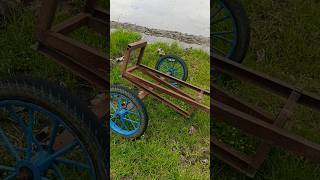 Gerobak Angkut Traktor sawah #traktorsawah #traktorngawi #shorts
