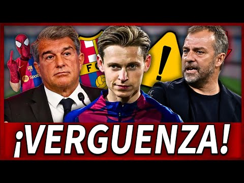 LAPORTA PLANEA CASTIGAR A FRENKIE DE JONG SI NO RENUEVA CON EL BARÇA - ¿QUÉ MIERD4 ES ESTO?