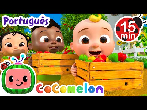 Frutas Que Bom! Maças e Bananas | CoComelon | Músicas Infantis e Desenhos Animados em Português