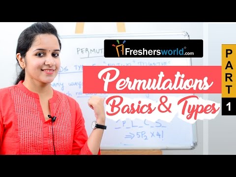 Aptitude Made Easy - Permutations Part 1 – Basics and Types, Math tricks