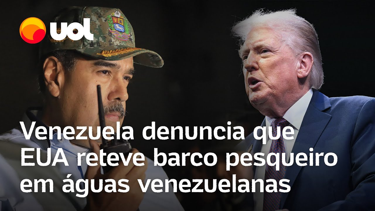 Trump x Maduro Venezuela denuncia que EUA reteve barco pesqueiro em águas venezuelanas vídeo