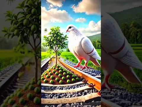 the pigeon plant tree 🌴 guava and train story #ai #ai story #ytshorts#pigeonlaver #pegeon