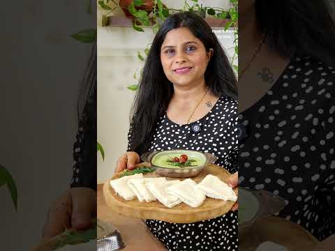 Chawal ke atte se banaya soft aur majedar nashta - Rice flour dosa with ridge gourd chutney recipe