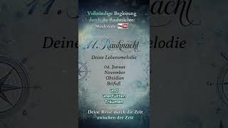 11. Rauhnacht - Deine Lebensmelodie #shorts