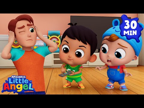 Push Goes The Button! | BABY JOHN™ Playtime Kids Songs & Nursery Rhymes | Little Angel