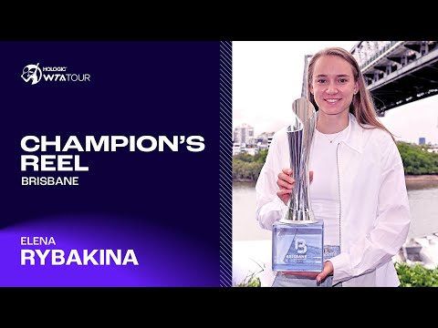 Elena Rybakina's BEST points en route to the Brisbane title 🏆