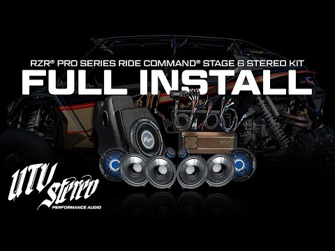 How to Install: UTV Stereo RZR® Pro Series Ride Command® Stage 6 Stereo Kit