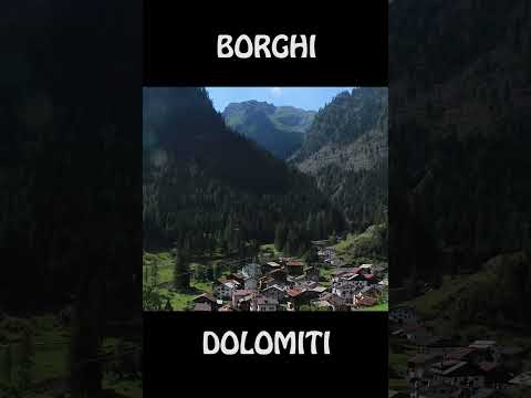 Top 5 borghi Dolomiti #short