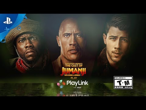 Knowledge is Power - The Jumanji Cast Plays PlayLink! Preview | PS4