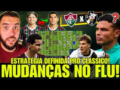 Fluminense pode ter mudanças em escalação titular contra Vasco, com Thiago Silva em dúvida e Serna em destaque