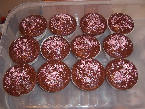 Шоколадные кексы в школу на день рожденье