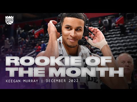 Keegan Murray December 2022 Western Conference Rookie of the Month video clip