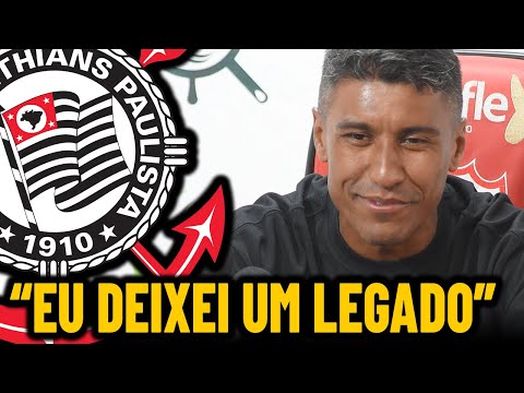 PAULINHO FALA SOBRE SUA TRAJETÓRIA NO CORINTHIANS