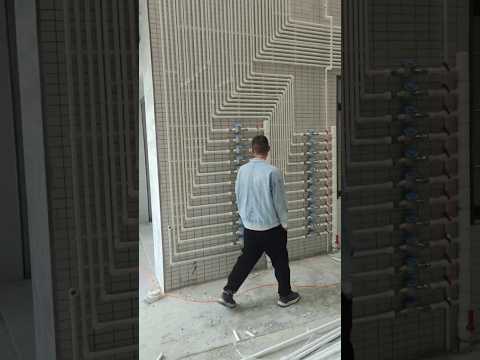 This Plumber’s Work Looks Like a Computer Motherboard! 🔧💧 | China’s Perfect Piping System #Shorts