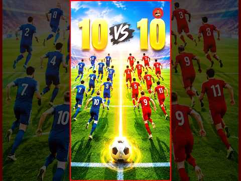 لو كرة القدم <strong>10</strong> ضد <strong>10</strong> فقط ايه اللي هيحصل ؟!! 😱🔥⚽️⚽️