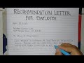 Writing Effective Recommendation Letters