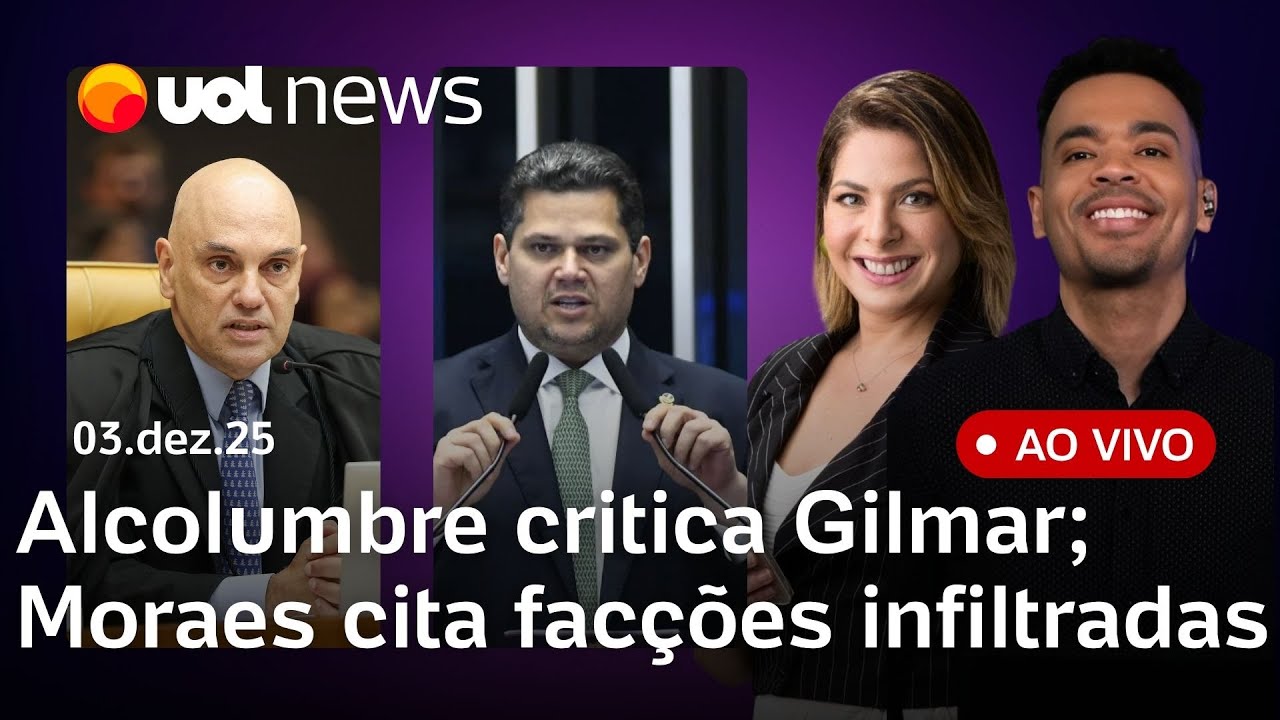 Moraes cita facções infiltradas na política do Rio; possível cassação de Castro; PL Antifacção e+