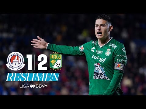 ATLÉTICO DE SAN LUIS 1-2 LEÓN J7 | Doble asistencia de James y la Fiera líder | Clausura 2025