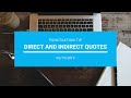 Understanding Direct and Indirect Quotes
