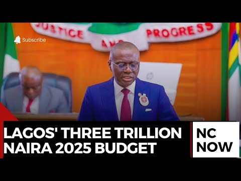 Governor Sanwo-Olu Unveils N3 Trillion Budget for Lagos 2025