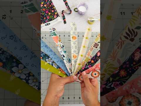 How to make fabric slap bracelets #slapbracelets #nostalgia #fabricscraps