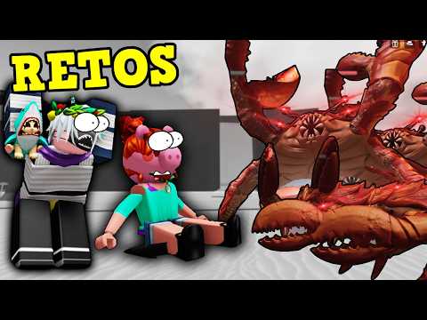 RETOS (1000 Cangrejos) en LOS CAMPOS DE BATALLA MÁS FUERTES ROBLOX Momentos Divertidos 🤣