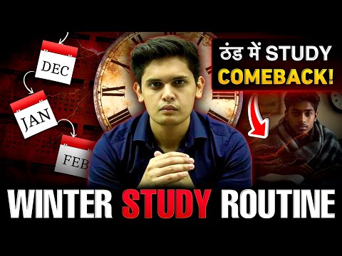 The Best Winter Study Routine 🔥| How to Study in Winters| Study Hacks| Prashant Kirad