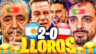 😂LOS MEJORES LLOROS MADRIDISTAS al ARGENTINA 2-0 AUSTRIA 🤣¡DOBLETE DE MESSI!🤣
