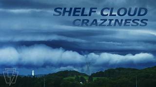 Stacked Shelf Cloud INSANITY near Pittsburgh, PA - Aug 5, 2026