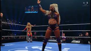 Charlotte flair & Tiffany Stratton vs Jade cargill & Michin 1/2