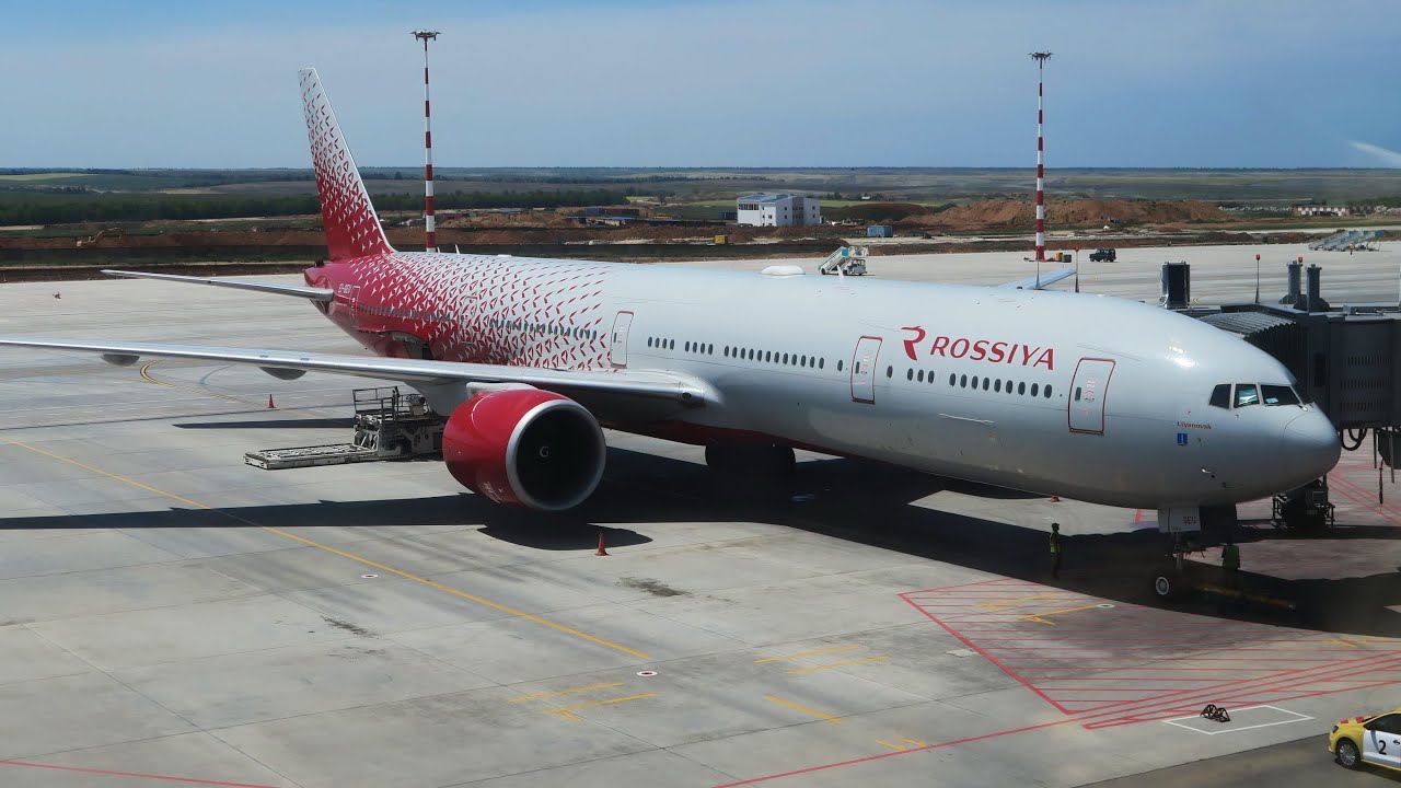 Boeing 777-300ER а/к Россия Рейс Симферополь - Санкт-Петербург