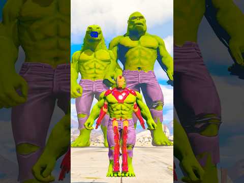 HULK-KONG HULK-ZILLA <strong>VENOM</strong> <strong>VS</strong> HULK ! IRONMAN SAVES HULK #shorts