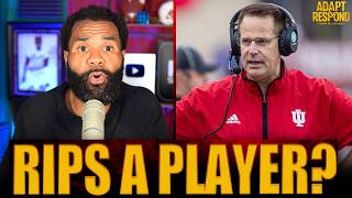 Indiana coach Curt Cignetti RIPS Ex-Michigan State WR Nick Marsh for wearing gold cleats?!