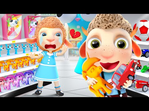 Funny New Adventures in Supermarket | Carrtoon for Kids & Nursery Rhymes | Kids Songs