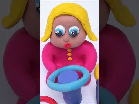 Learn shapes 🟡 Circle #clay #animation #stopmotion #cartoon