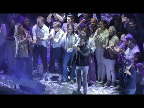 Daniel Noboa attends closing rally ahead of elections in Quito | AFP