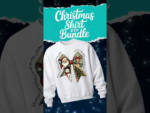 Unique Christmas Shirt DTF Bundle Reveal: Cow Print, Cats, & More!