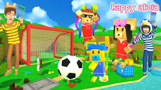 Yuta Mio Parkour Masuk Ke Dalam Game Beruang Sultan Main Bola Raksasa 🐻⚽️ Super Bear | Sakura School
