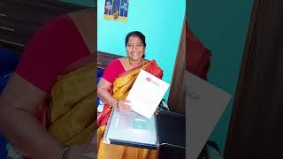 ✨Silver play button unboxing by அம்மா❤️ #kuttystory #shorts