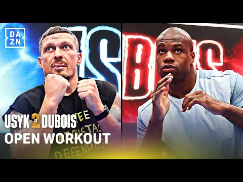 USYK VS DUBOIS 2 | Full Media Workout