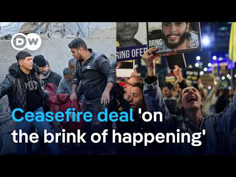 Cautious optimism for a ceasefire as the death toll continues to mount in Gaza | DW News