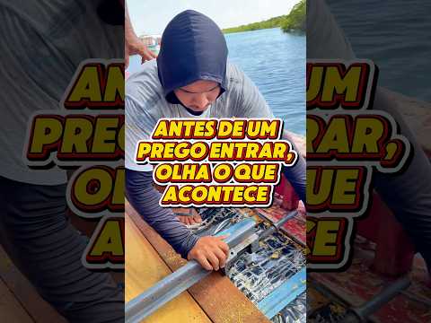 Antes de um prego entrar, olha o que acontece