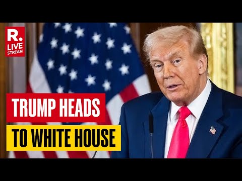 US President Donald Trump LIVE: US President Arrives At Joint Base Andrews,  HeadsTo The White House