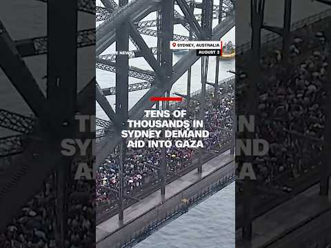 Tens of thousands in Sydney demand aid into Gaza