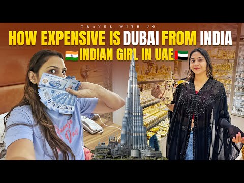 Dubai kitna Expensive hai from India 🇦🇪 😯 Indian Girl in UAE || India vs UAE || Travel with Jo