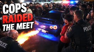 INSANE LA Car Meet Gets Shut Down By Police!  