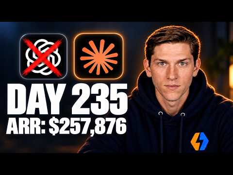 Day 235 – Vibe Coding an App Until I Make $1,000,000 | ARR: $257,876