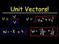 Unit Vectors and Magnitude Calculations