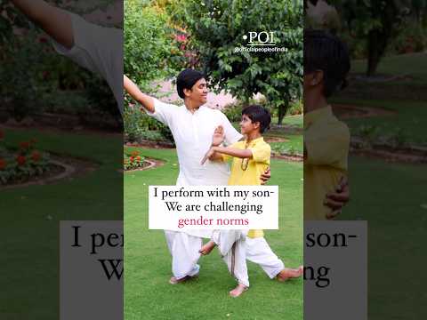 “Dancing with my 14 years old son, breaking the norms”✨🦋#india #poi #family #inspiringstory #life