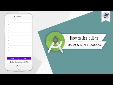 How to Use SQLite Count & Sum Function in Android Studio | SQLiteCount&SumFunctions | Android Coding